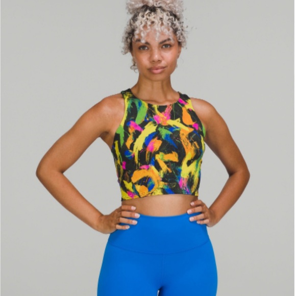 lululemon athletica Tops - Lululemon Wundertrain Racerback Crop